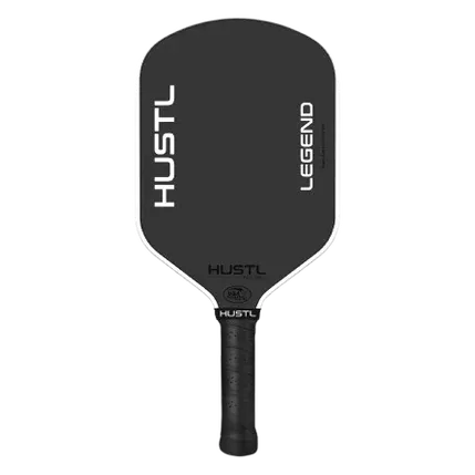 HUSTL Pickleball Legend Raw Carbon 16mm Pickleball Paddle - Premium USAPA Approved