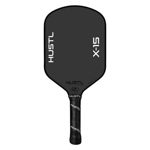 HUSTL Pickleball NEW HUSTL X-15 PRO 16mm Raw Carbon Gen 3 Technology Paddle